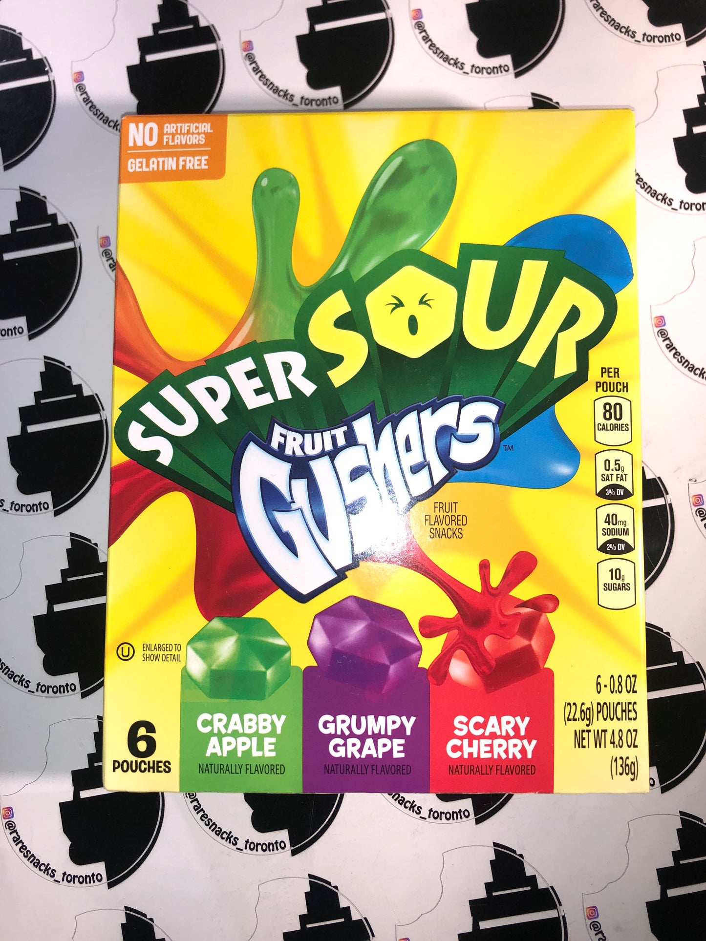 Fruit Gushers Super Sour 6pk