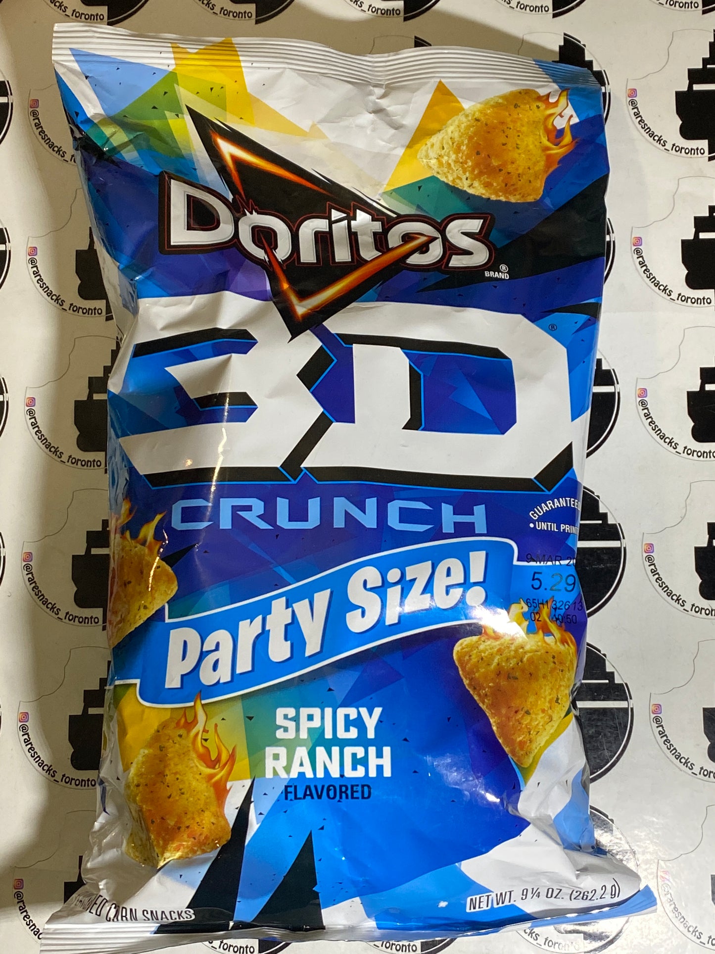 Doritos 3D Spicy Ranch PARTY SIZE 262g