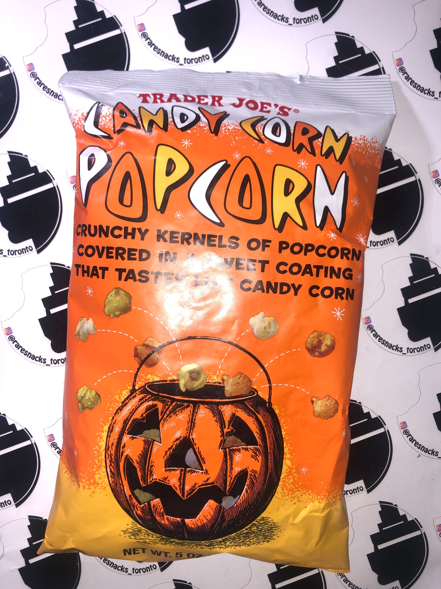 Trader Joes Candy Corn Popcorn 5oz