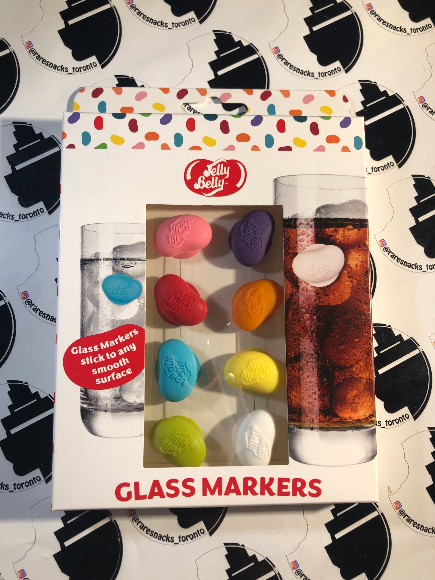 Jelly Belly Glass Markers 8pk