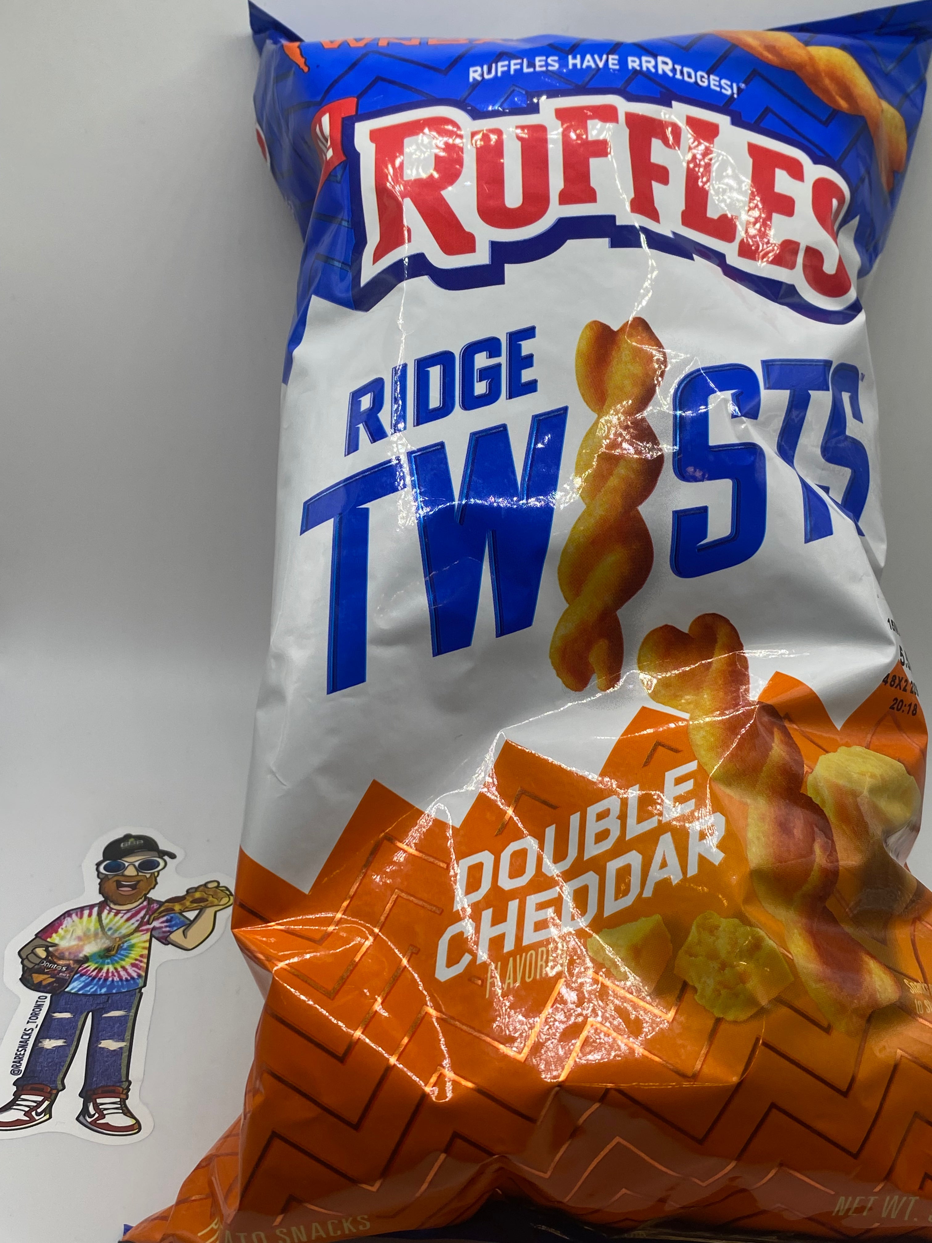 Ruffles Ridge Twist Double Cheddar – RareSnacksToronto