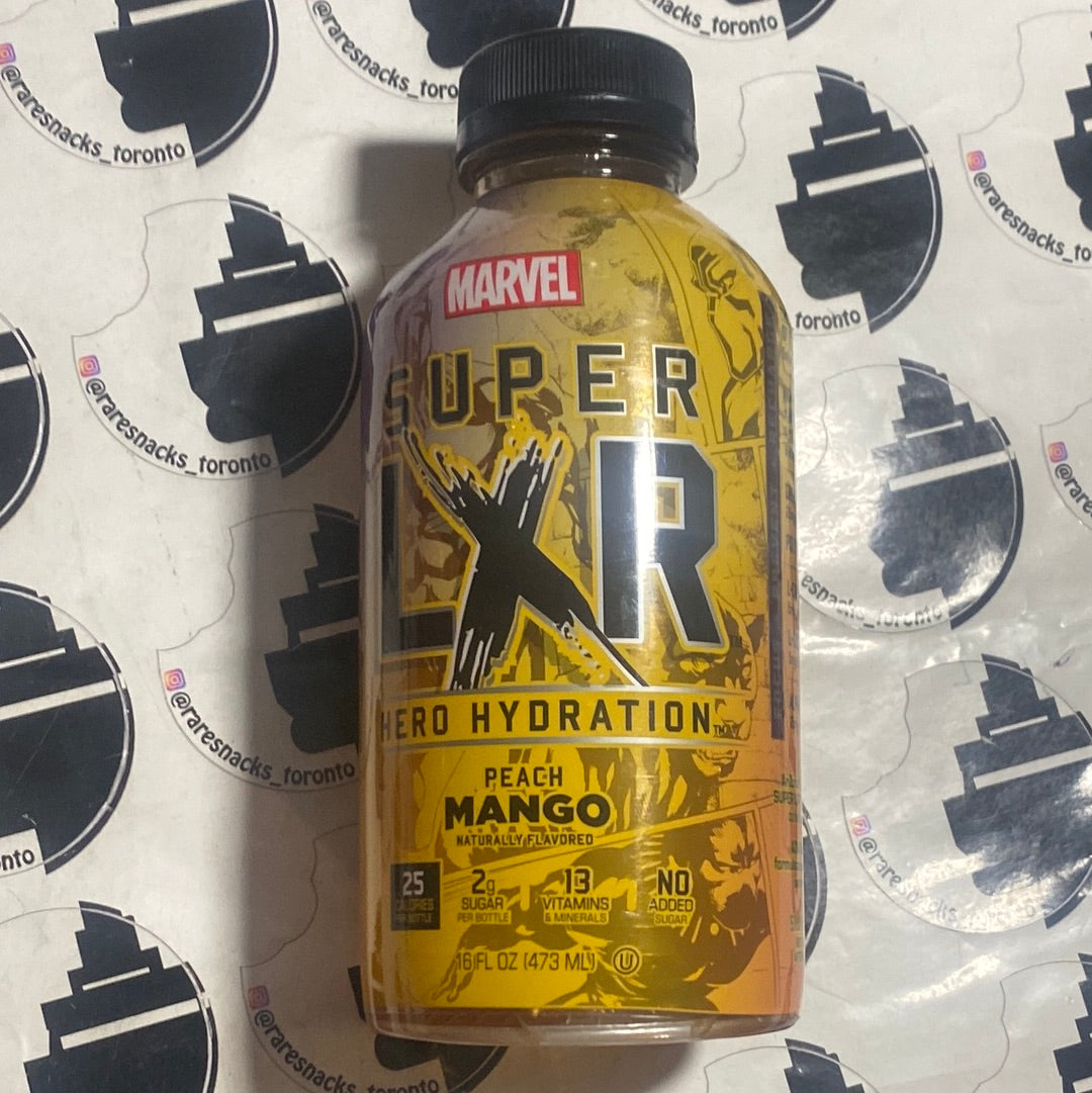 Marvel Super LXR Hero Hydration Peach Mango 16oz