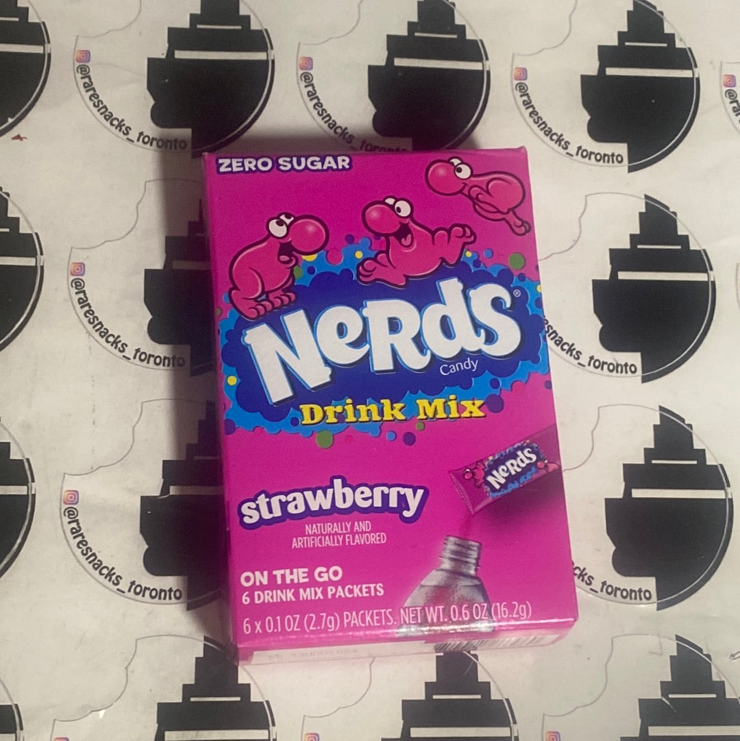 Nerds Zero Sugar Drink Mix Strawberry 6packs